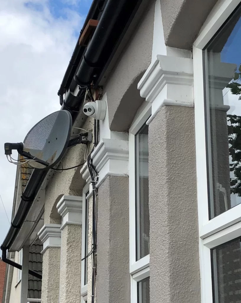 4 Megapixel IP Turret camera installation - image