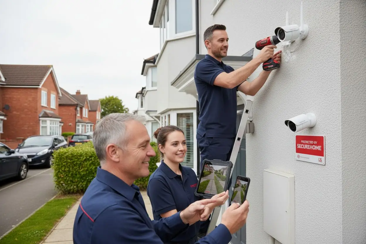 wireless CCTV UK home