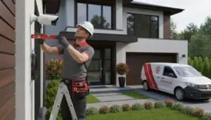 residential camera installation