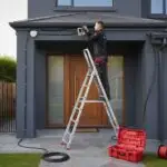 CCTV outdoor installation