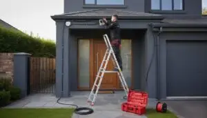 CCTV outdoor installation