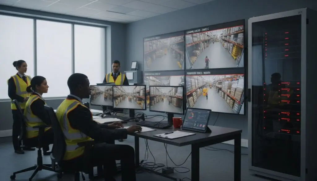 warehouse cctv monitoring