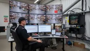 warehouse cctv monitoring