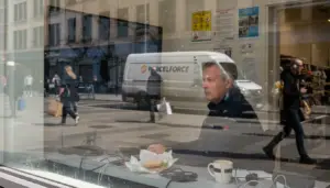 Security manager oversees CCTV in business office